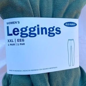 Old Navy Green Leggings NWT
